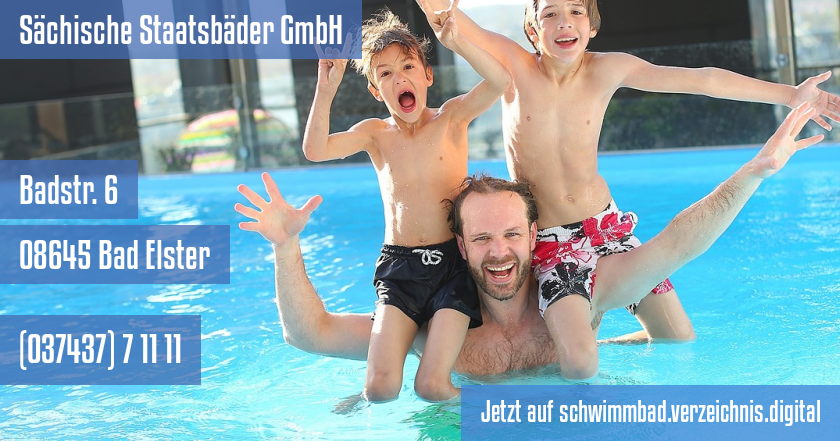 Sächische Staatsbäder GmbH auf schwimmbad.verzeichnis.digital