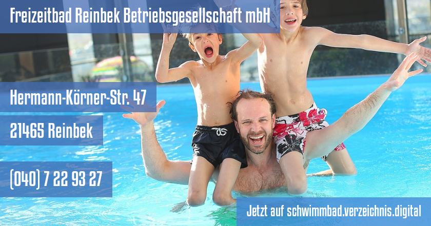 Freizeitbad Reinbek Betriebsgesellschaft mbH auf schwimmbad.verzeichnis.digital