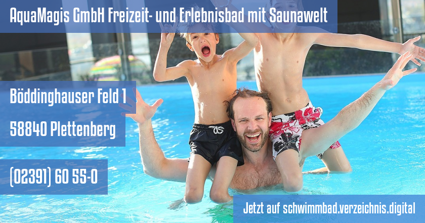 AquaMagis GmbH Freizeit- und Erlebnisbad mit Saunawelt auf schwimmbad.verzeichnis.digital