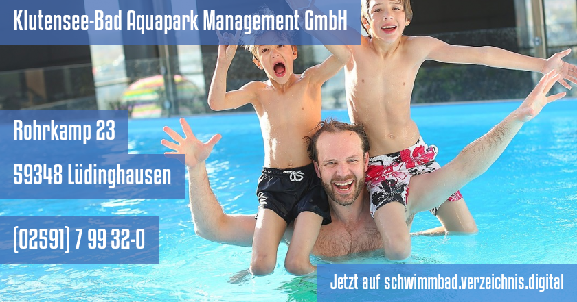 Klutensee-Bad Aquapark Management GmbH auf schwimmbad.verzeichnis.digital