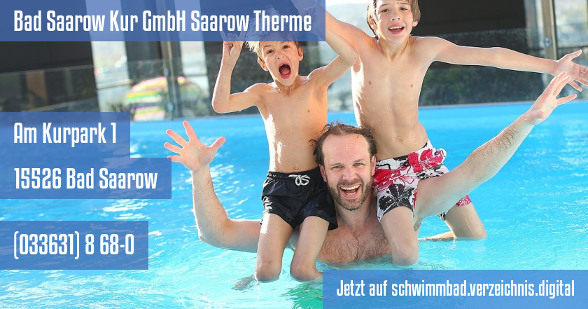 Bad Saarow Kur GmbH Saarow Therme auf schwimmbad.verzeichnis.digital