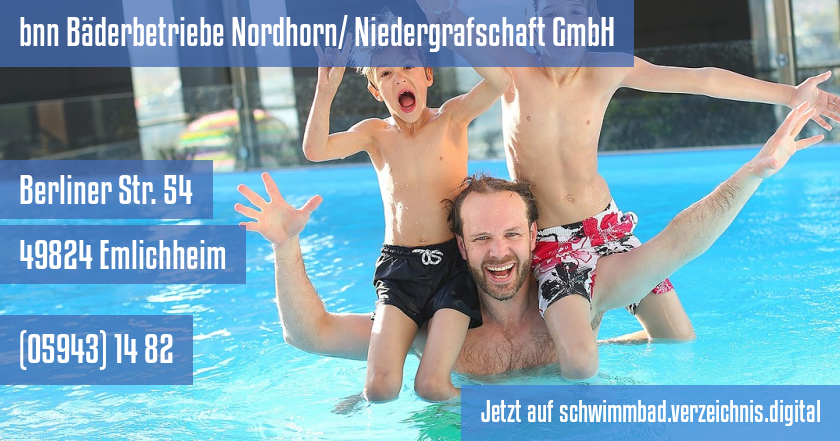 bnn Bäderbetriebe Nordhorn/ Niedergrafschaft GmbH auf schwimmbad.verzeichnis.digital