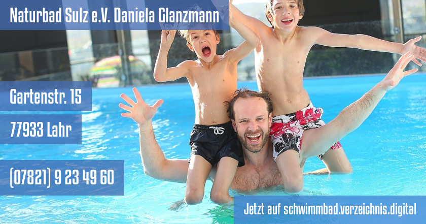 Naturbad Sulz e.V. Daniela Glanzmann auf schwimmbad.verzeichnis.digital